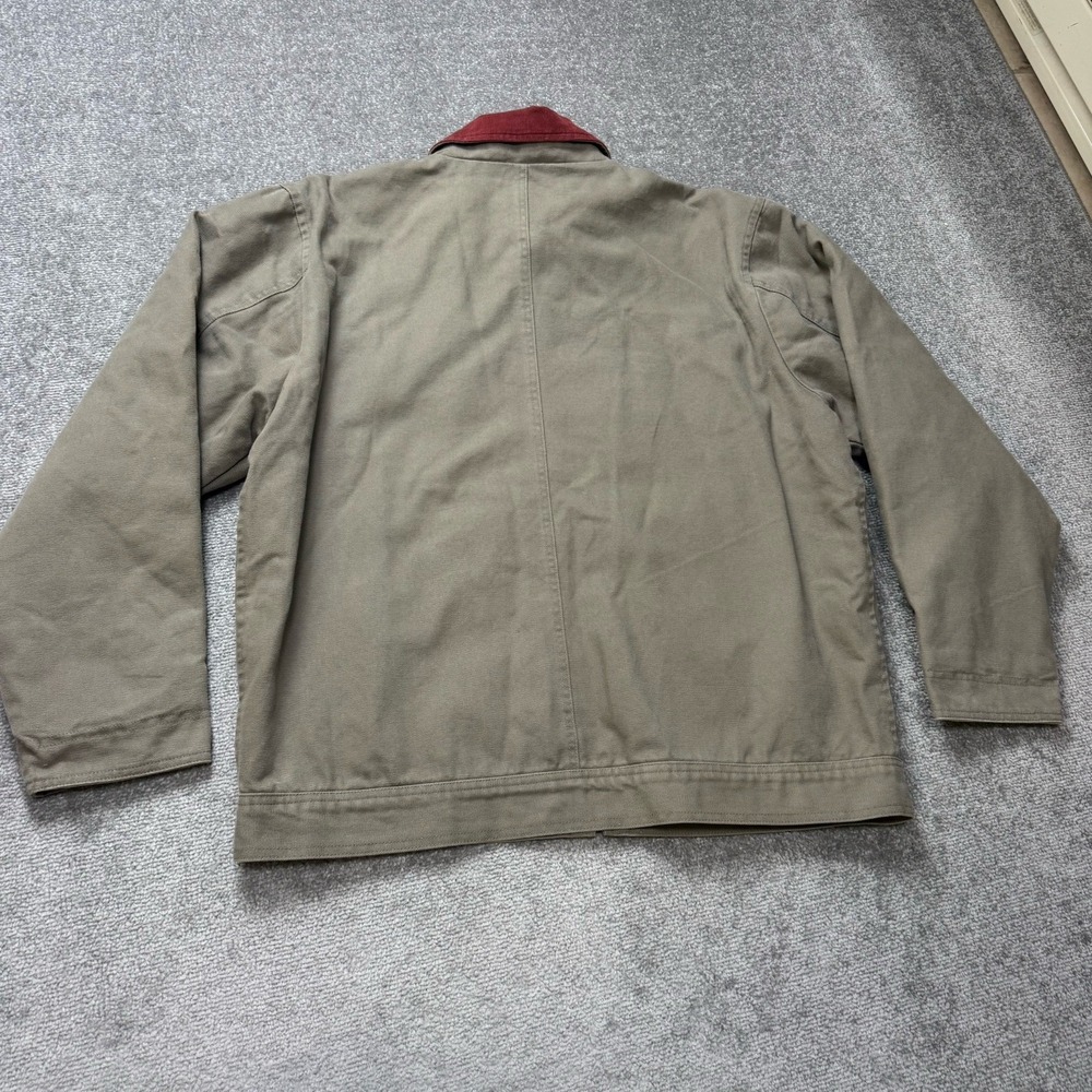Vintage Agrigold Corn Large Canvas Lined Chore Farm Jacket Corduroy Detroit - Picture 9 of 9